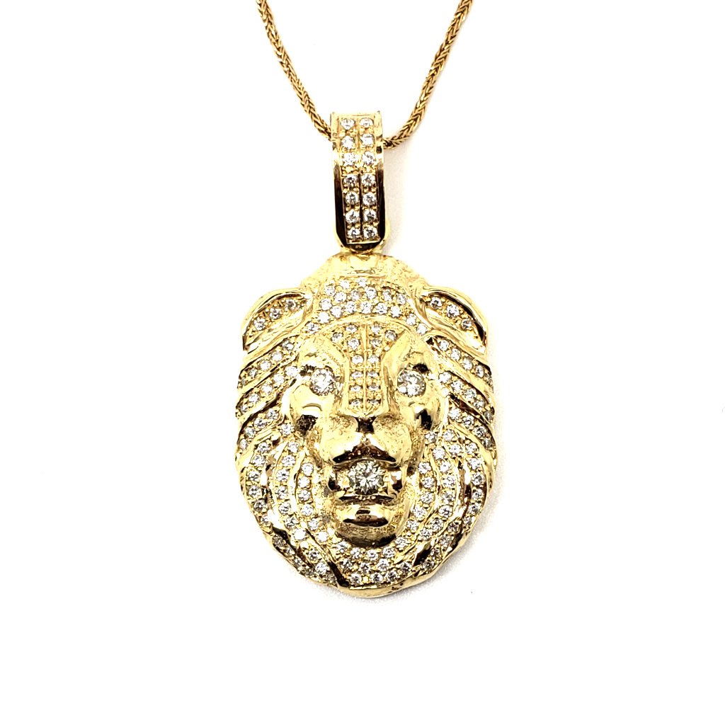 Lion Head Pendant | Ryu's Jewelry