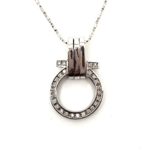 Door Knocker Pendant (WG)