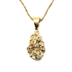 Diamond Nugget Pendant