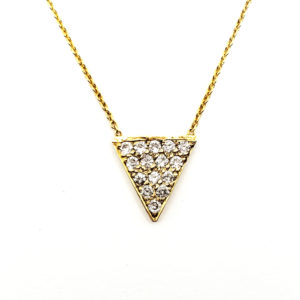 Triangle Diamond Necklace