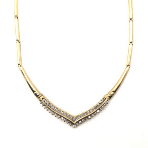 V-Shaped Choker Necklace