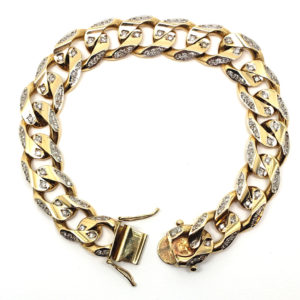 13 MM Diamond Cuban Link Bracelet