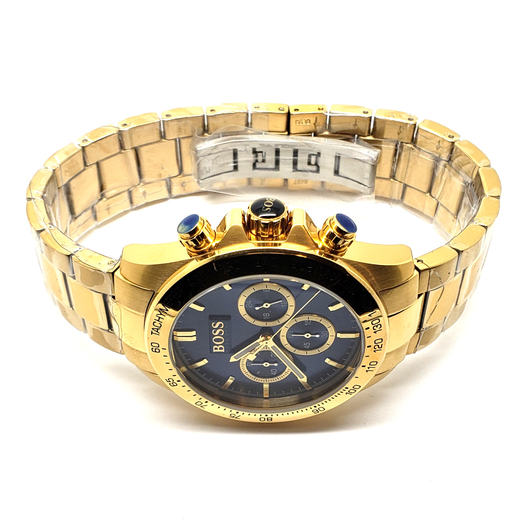 Hugo Boss 1513340 GoldTone Chronograph Watch Ryu