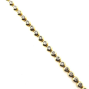 Ladies Diamond Ball Tennis Bracelet