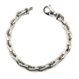 Men's 8mm Fancy Link Bracelet (WG)