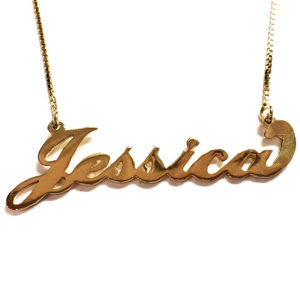 Commercial Cursive/Plain Nameplate Necklace