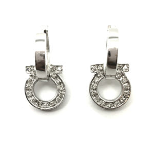 Door Knocker Earrings (WG)
