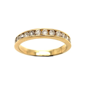 Semi Circle Eternity Ring