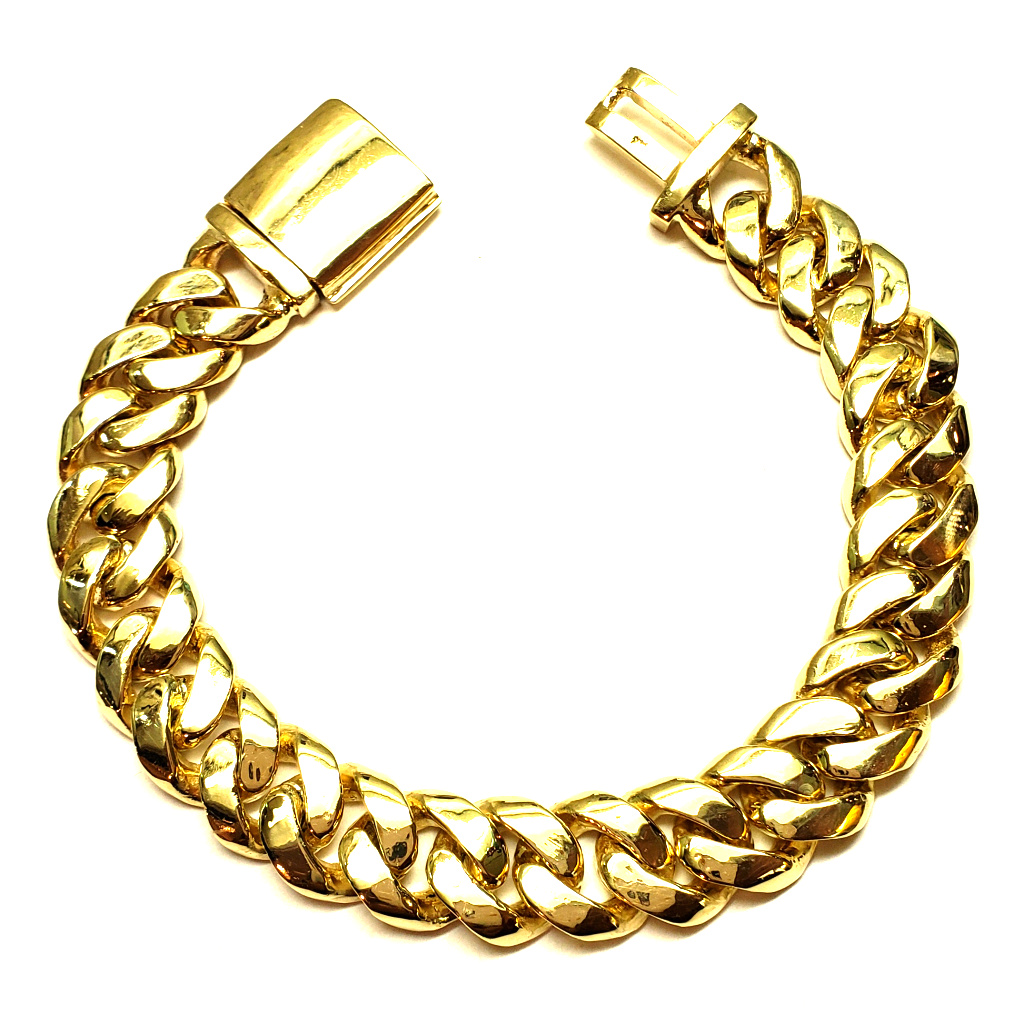 Men's 13MM Miami Cuban Link Bracelet - Ryu's Jewelry