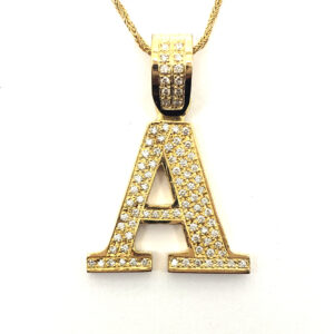 Medi Initial A Pendant