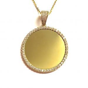 Medium CZ Picture Pendant  $450