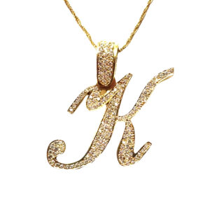 Medi Initial K Pendant