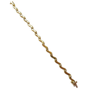0.85CT Diamond Wave Bracelet