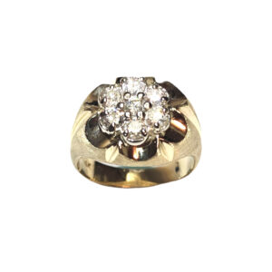 Classic Flower Setting Diamond Ring