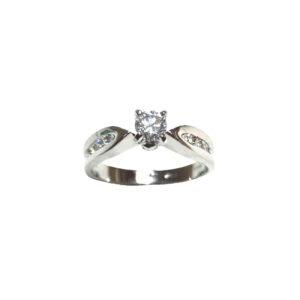 Solitaire Wedding Ring (WG)