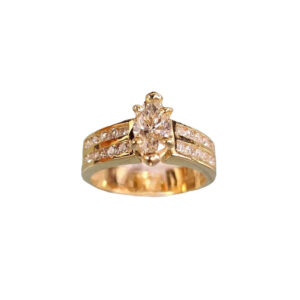 1.50CT Marquise Diamond Wedding Ring