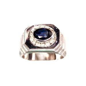 Octa Sapphire Ring (WG)