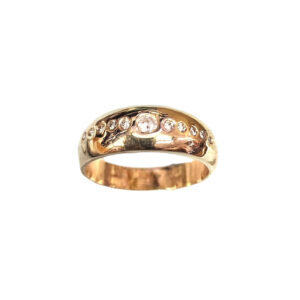 Bezel Set Wedding Ring