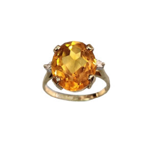 Carmel Citrine Ring