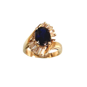 Dark Sapphire Ring