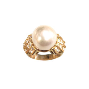 South Sea White Pearl Ring