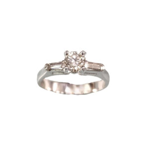 0.77 CT Diamond Wedding Ring (WG)
