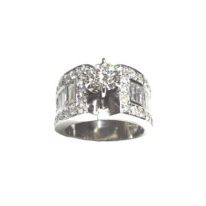 4.26 CT Diamond Wedding Ring (WG)