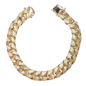 Men's 12mm Iced Miami Cuban Link Bracelet