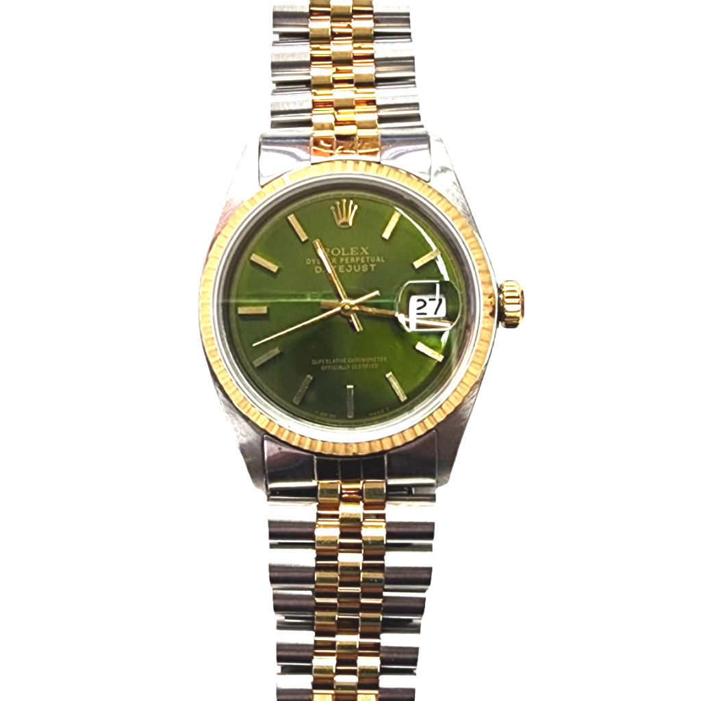 Rolex Datejust 1601/Olive Green Dial - Ryu's Jewelry