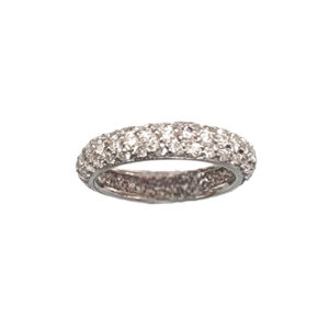 Diamond Cluster Eternity Band (WG)