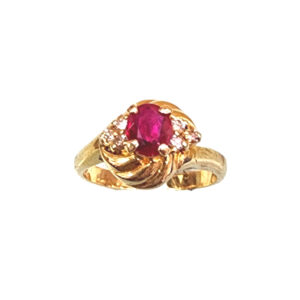 Oval Ruby Ring