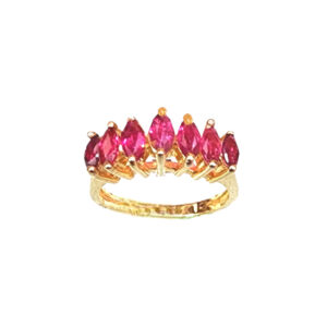 Red Teeth Ruby Ring