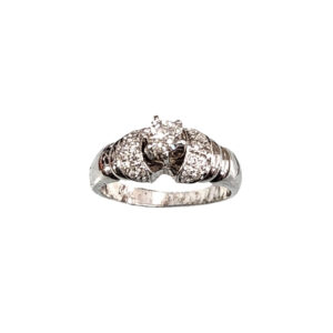 0.49 CT Diamond Wedding Ring (WG)