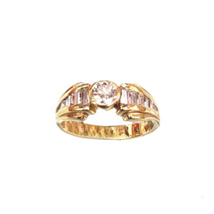 Diamond Bezel Wedding Ring