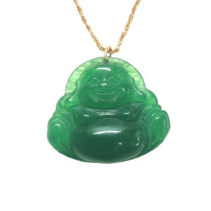 Medi Green Jade Buddha Pendant