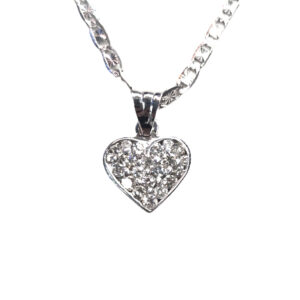 Cluster Heart Pendant (WG)