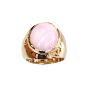 Men's Lavender Jade Ring