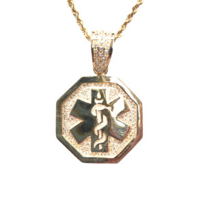Lab Grown Diamond Medical Pendant