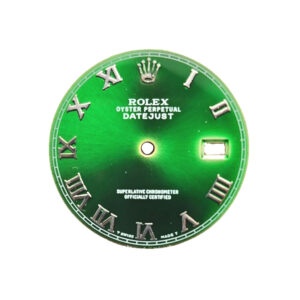 Men's 36mm Datejust Dial/Green Roman Numeral