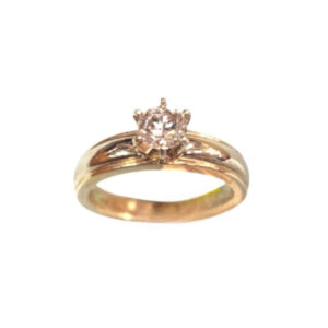 0.61 CT Solitaire Diamond Ring