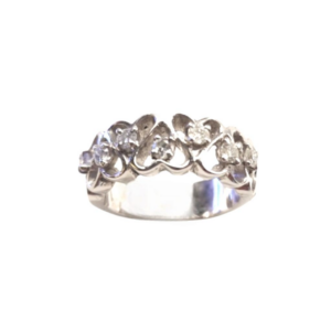 Heart Zig Zag Ring (WG)