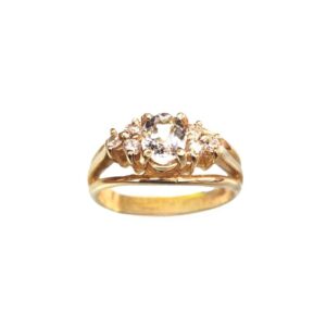 Crystal Aquamarine Ring
