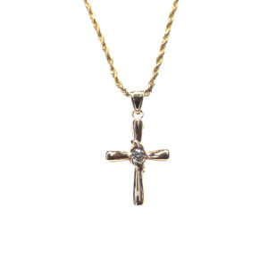 0.14 CT Cross Pendant
