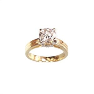 Amarillo LAB Diamond Ring